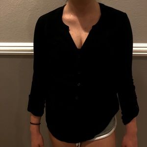Black button up